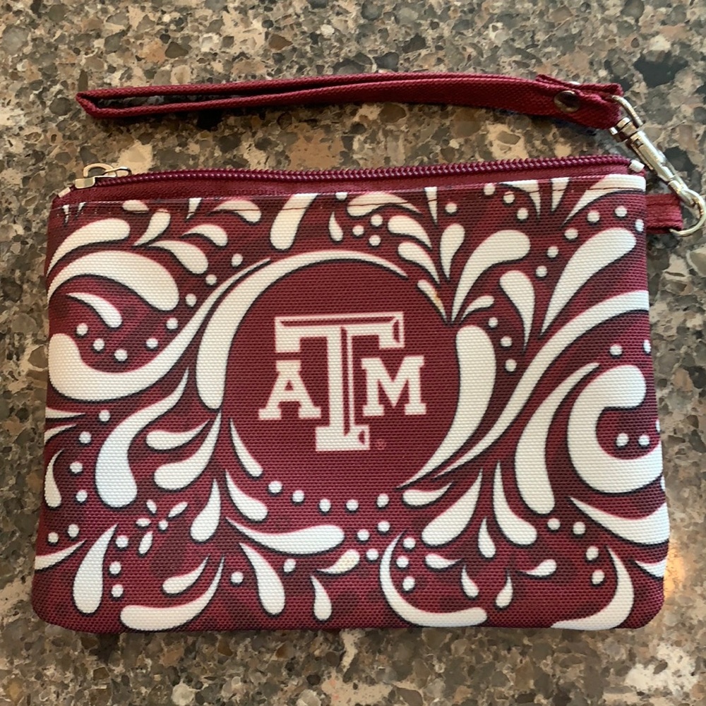 Texas A&M wristlet.